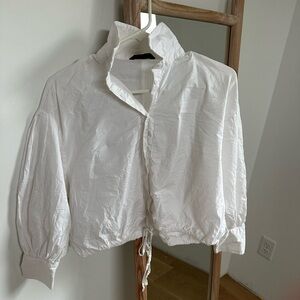 Defacto White Button-Up shirt